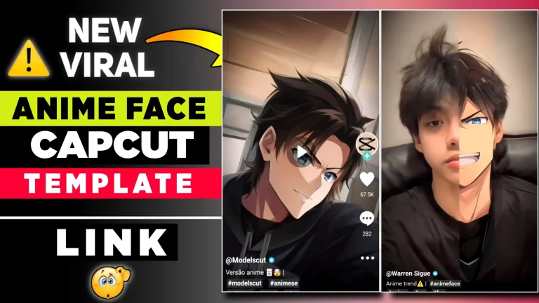 Anime Face CapCut Template [100% Working Link 2025]