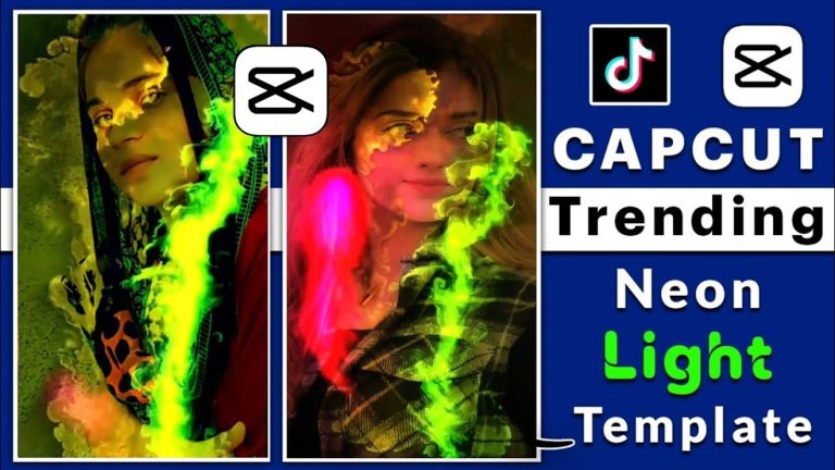 Neon Light CapCut Template